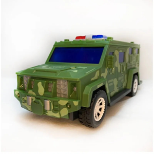 گاوصندوق طرح ماشین ارتشی سبز Military Car Safe Box -اسباب بازی